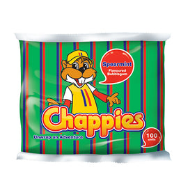 Chappies Bubblegum Spearmint - pack of 100 (400g)