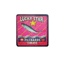 South African Lucky Star Pilchards Retro Coaster