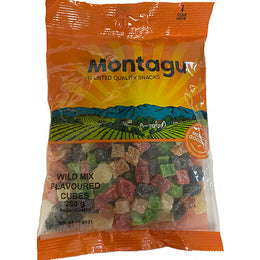 Montagu Wild Mixed Flavoured Fruit Cubes 250g