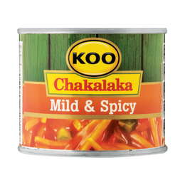 Koo Mild and Spicy Chakalaka 215g