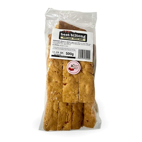 Home Baked Cherry Rusks 500g
