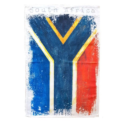 African Smiles Tea Towel - SA Flag