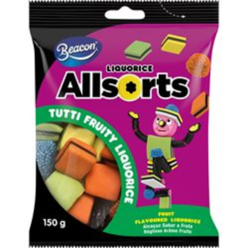 Beacon Liquorice Allsorts Tutti Fruity 150g