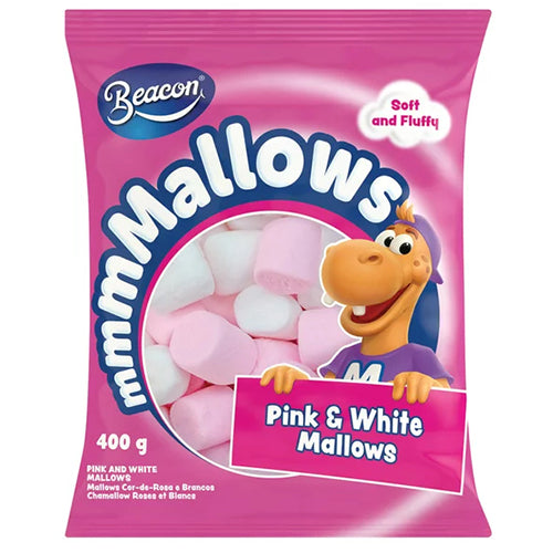 Beacon Pink and White Mallows 150g