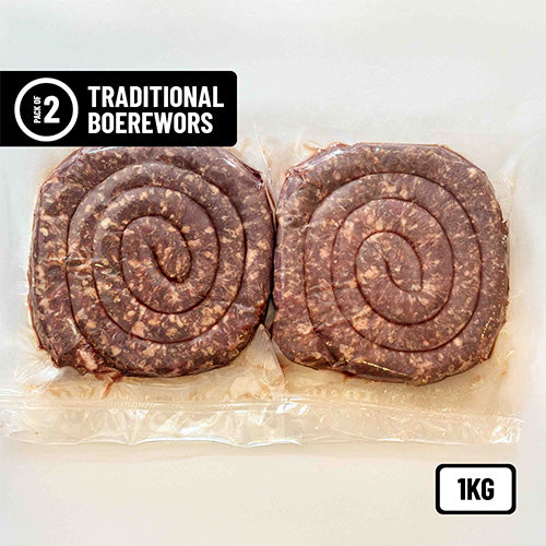 Boerewors Traditional 1kg - 2 packs
