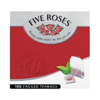 Five Roses Tagless Teabags 100s