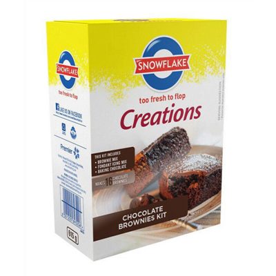Snowflake Chocolate Brownies Kit 615g