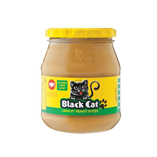 Black Cat Peanut Butter Crunchy No Added Salt and Sugar