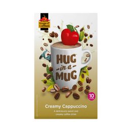 House of Coffees Hug in a Mug - Creamy Cappuccino 240g (10s)