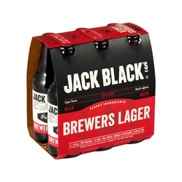 Jack Black Brewers Lager - 6 pack