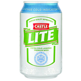 Castle Lite 330ml Can 6 