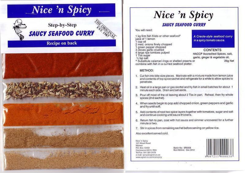 Nice 'n Spicy Saucy Seafood Curry