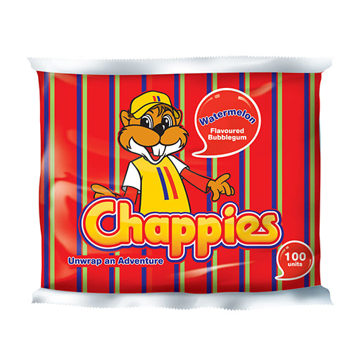 Chappies Bubblegum Watermelon - pack of 100 (400g)