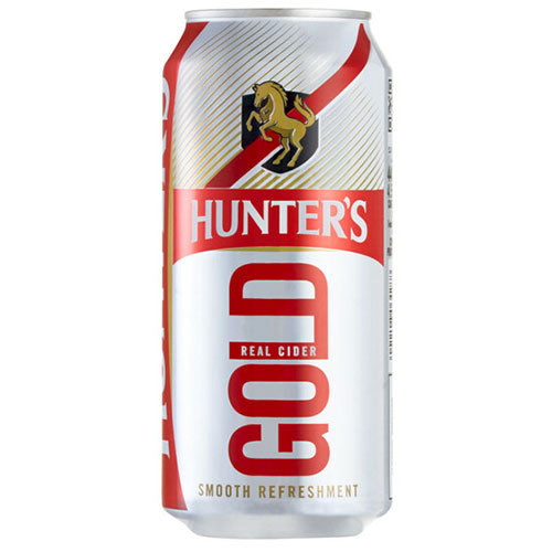 Hunter's Gold Cider 440ml Cans 6 Pack