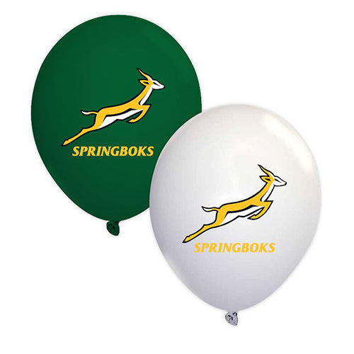 Springboks Balloons 10pcs Official